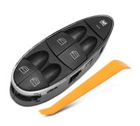 Frankberg Commutateur Bouton Fenêtre Avant Gauche Cadre chromé pour Classe E W211 S211 2002-2009 2118213679