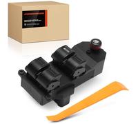 Frankberg Commutateur Bouton Fenêtre Avant Gauche Compatible avec Civic VII 2000-2005 CR-V II 2001-2007 Jazz II 2002-2008 Remplacer# 35750S5AA02ZA