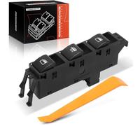 Frankberg Commutateur Bouton Fenêtre Avant Gauche Compatible avec Série 3 Cabriolet E46 318 Ci 320 Cd 320 Ci 323 Ci 325 Ci 330 Cd 330 Ci M3 3.2 2.0L-3.2L Remplacer# 61316902183