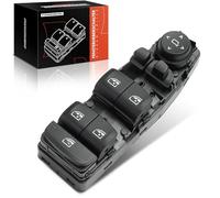 Frankberg Commutateur Bouton Fenêtre Commutateur de lève-vitre Avant Gauche 8-Pôles Compatible avec Série 3 G20 G28 G80 X3 F97 G01 X5 F95 G05 Série 5 F90 G30 G31 G08 6 GT X4 Remplacer# 61316832729