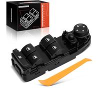 Frankberg Commutateur Bouton Fenêtre Du côté du conducteur 18-Pôles Compatible avec Série 3 Break E91 Série 3 E90 Série 1 E87 Remplacer# 61319132127