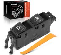 Frankberg Commutateur Bouton Fenêtre Du côté passager 6-Pôles Compatible avec Série 3 Compact E46 Série 3 Cabriolet E46 Série 3 Coupé E46 Remplacer# 61316902178