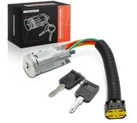 Frankberg Commutateur d'allumage clé 4-Pôles Compatible avec Duster HS Duster Camionnette Logan LS Logan Express FS Logan MCV KS S.a.n.d.e.r.o Clio II BB CB Remplacer# 7701471220