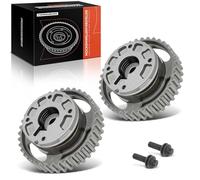 Frankberg Compatible avec 208 2012-2023 308 2013-2021 C4 2014-2023 Camshaft Adjuster 1,2 l Intake and Exhaust Set de 2 pièces de rechange # 1613293580