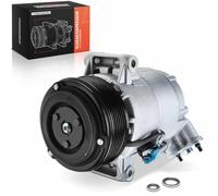 Frankberg Compresseur de Climatisation avec attelage Diesel Compatible avec Astra H A04 L70 Zafira/Zafira Family B A05 Zafira B Camionnette/MPV A05 Remplacer# 13124752, y compris huile prép
