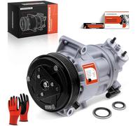 Frankberg Compresseur de Climatisation avec attelage Essence Compatible avec Giulietta 940 1.8 TBi Delta III 844 1.8 Remplacer# 50509543, y compris huile prép