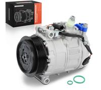 Frankberg Compresseur de climatisation avec embrayage A0032306411 | Compatible avec: Bus Vito W639, Viano W639, Classe S V222 W222 X222, Sprinter 35-T Boîte B906, Classe M W166, SLK R171