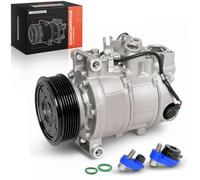 Frankberg Compresseur de Climatisation avec embrayage Compatible avec A4 8E2 8EC 8H7 8HE 8E5 8ED A6 4F2 4FH 4F5 A8 4E2 Q5 8RB Remplacer# 8E0260805BA, huile incluse