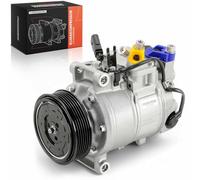 Frankberg Compresseur de Climatisation avec embrayage Compatible avec A4 8KH 8E2 8EC 8K2 8E5 8ED 8K5 8H7 8HE A6 4F2 4G2 4GC 4F5 4FH 4G5 4GD Q5 8RB A5 8T3 8F7 8TA huile incluse
