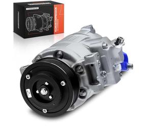Frankberg Compresseur de Climatisation avec embrayage Compatible avec Golf VI 5K1 Transporter V Bus 7EB/7EJ/7HB/7HJ Ama.rok Multi.van V Remplacer# 7E0820803A, huile incluse