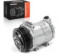 Frankberg Compresseur de climatisation avec embrayage | Compatible avec: Latitude L70, 407 Coupé 6C, 508 SW I 8E, 607 9D 9U, C5 Box/Combi RE, 508 SW Box/Combi 8E, C5 II RC