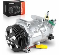 Frankberg Compresseur de Climatisation avec embrayage Essence | Compatible avec C3 II SC Berlingo B9 3008 0U 307 308 Remplacer# 9651911480, huile incluse