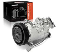 Frankberg Compresseur de climatisation de voiture avec embrayage Compatible avec Meg.ane III Grandtour KZ0/1 Meg.ane III hayon B3 BZ0/1 Scénic III JZ0/1 Remplacer# 8200939386, huile incluse