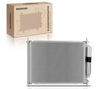 Frankberg Condensateur de climatisation compatible avec Twingo II CN0 1,2 L-1,6 L essence/diesel 2007 - Refroidisseur d'air E4M 1,2 l 1,6 l essence 2010-2013 - Remplace 8200369308