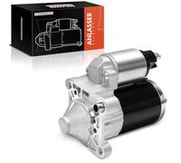Frankberg Démarreur 0,8 kW 12 V 8 dents 32566, M000T46371 | Compatible avec: M.e.g.a.n.e I Classic LA0/1, Boîte Kubistar X76, Logan I LS, Dokker MPV KE, M.e.g.a.n.e I Coach DA0/1