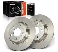 Frankberg Disques de frein pour essieu arrière - Entièrement massifs - Compatible avec Focus IV HN 1.0L-2.0L 2018-2023 Focus IV Turnier HP 1.0L-2.0L 2018-2023 - Remplace JX612A315AEA