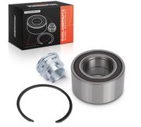 Frankberg Ensemble de roulements de roue avant et arrière avec anneau d'impulsion ABS intégré, compatible avec Panda 169 KA RU8 Seicento/600 187 Ypsilon 312 Replace# VKBA3577