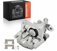 Frankberg Étrier de frein Pince de frein Arrière Droite fonte d'Aluminium avec support(Espacement de trous du support 90mm) Compatible avec Golf IV A3 TT TT R.o.a.d.s.t.e.r New Beetle 1J0615424H