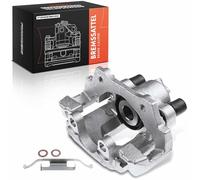 Frankberg Étrier de frein Pince de frein Arrière Gauche avec support(Espacement de trous du support 76, 2mm) Compatible avec Série 3 E46 Série 3 Cabriolet E46 Série 3 Coupé E46 Remplacer# 34211165033