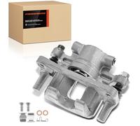 Frankberg Étrier de frein Pince de frein Arrière Gauche avec support(Espacement de trous du support 128mm) Compatible avec Sebbague Cabriolet Caliber Compass Patriot Lancer VIII Remplacer# 4605A477