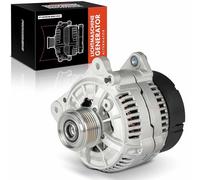 Frankberg Générateur d'alternateur compatible avec Voyager 1995-2001 Grand Voyager Alternateur 2,5 L 115 Amp/14 V 6 rainures Poulie d'embrayage CW Remplacement # 0123510109