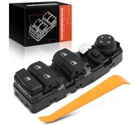 Frankberg Interrupteur de lève-vitre 4-Pôles Avant Gauche Compatible avec X3 F25 2010-2017 X1 F48 2014-2024 Série 1 F20 F21 2010-2024 Série 5 Gran Turismo F07 2009-2017 Remplacer# 61319208109