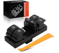 Frankberg Interrupteur de lève-vitre avec pied-de-biche Avant Gauche Compatible avec Alhambr.a 710 711 Shara.n 7N1 7N2 Touare.g 7P5 7P6 Toura.n 1T3 Remplacer# 7P6959857,V10730474