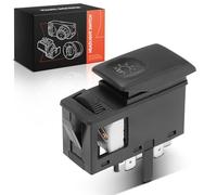 Frankberg interrupteur des phares 8-Pôles Noir plastique Compatible avec Golf II 19E 1G1 1.0L-1.8L 1983-1992 J.e.t.t.a II 165 19E 1G2 1984-1992 Remplacer# 191941531H