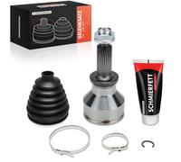 Frankberg Jeu de Joints Arbre de Transmission Essieu Avant Gauche ou Droite Côté roue Compatible avec Discovery II L318 2.5L 4.0L 1998-2004 Remplacer# TDR100790