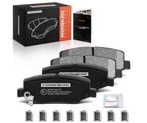 Frankberg Jeu de plaquettes de frein comprenant 4 plaquettes de frein | GDB4145; Compatible avec: Boussole MK49, Nitro Van KA, Nitro, Wrangler III JK, Cherokee KK