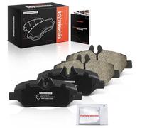 Frankberg Jeu de plaquettes de frein pour essieu arrière compatible avec Sprinter 3,5-T Bus B906 1.8L-3.5L 2006-2023 C.r.a.f.t.e.r 30-35 Bus 2E 2.0L 2.5L 2006-2016 Replace# 0044206920