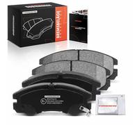 Frankberg Jeu de plaquettes de frein pour essieu avant compatible avec Isuzu Trooper II UB 3.2L 1991-1998 Frontera B 6B 2.2L 3.2L 1998-2004 Monterey A M92 3.2L 1991-1994 Replace# 97047526