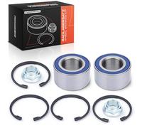 Frankberg Jeu de roulements de roue compatible avec 9-3 1998-2003 9-5 900 Kit de roulement de roue avant gauche et droite 2 pièces de rechange # VKBA3412