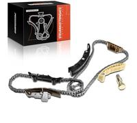 Frankberg Kit chaîne de distribution Compatible avec A3 8P1 TT 8J3 Toledo II 1M2 Golf IV 1J1 Golf V 1K1 B-o-r-a 1J2 P-a-s-s-a-t 3B3 2.3L-3.2L 1999-2010