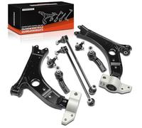 Frankberg Kit de bras de suspension, biellette de barre stabilisatrice, 8 | 1K0407151AA; Compatible avec: Altea XL 5P5 5P8, T.o.u.r.a.n 1T1 1T2, Golf VI Cabriolet 517, Golf Plus 521 5M1