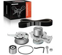 Frankberg Kit de Courroie de Distribution avec Pompe à eau Diesel Compatible avec A1 8X1 8XK Ibiza IV 6J5 6P1 6P5 Toledo IV KG3 Fabia III NJ3 Polo 6C1 6R1 6R Remplacer# 7883-13342