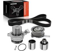 Frankberg Kit de Courroie de Distribution avec Pompe à eau Diesel Compatible avec A1 A3 A4 A5 A6 Leon C.a.d.d.y Golf Golf VI Golf VII P.a.s.s.a.t Polo Remplacer# 7883-13321