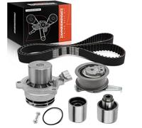 Frankberg Kit de courroie de distribution avec pompe à eau diesel compatible avec A1 A3 A4 A5 A6 Leon C.a.d.y, Golf VII, Golf VII, P.a.s.s.a.t Polo Replace# 7883-13321