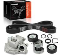 Frankberg Kit de Courroie de Distribution Compatible avec Série 3 E46 316i 318i 1.6L-2.0L 2001-2005 Série 3 E90 316-320 1.6L-2.0L 2004-2011 Série 3 Cabriolet E93 320i 2.0L 2007-2013