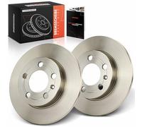 Frankberg Kit de Disques de Frein incl. 2x Disques de Frein Arrière Pleins Ø239mm Compatible avec B.o.r.a 1J2 TT 8N3 TT Ro.a.d.s.t.e.r 8N9 B.o.r.a Variant 1J6 Remplacer# 1J0615601D