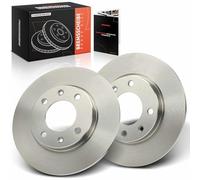 Frankberg Kit de Disques de Frein incl. 2x Disques de Frein Arrière Pleins Ø247mm Compatible avec 206 CC 2D 206 Hayon 2A/C 206 SW 2E/K Xsara N1 306 7D N3 N5 Remplacer# 4246G6