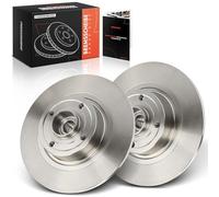 Frankberg Kit de Disques de Frein incl. 2x Disques de Frein Arrière Pleins Ø270mm Compatible avec M.e.g.a.n.e II Break KM0/1 Scénic II JM0/1 Camionnette/Break KM Remplacer# 7701207898