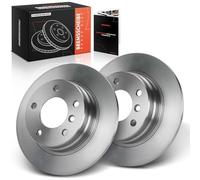 Frankberg Kit de Disques de Frein incl. 2x Disques de Frein Arrière Pleins Ø280mm Compatible avec 3er Compact E46 3er E46 3er Cabriolet E36 3er E36 3er Remplacer# 34216855158,34211165457