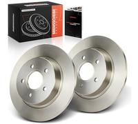Frankberg Kit de Disques de Frein incl. 2x Disques de Frein Arrière Pleins Ø280mm Compatible avec Focus C-Max DM2 Focus II Break DA DS FFS Focus II Remplacer# 1500156,1323551