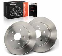 Frankberg Kit de Disques de Frein incl. 2x Disques de Frein Arrière Pleins Ø281mm Compatible avec R.A.V 4 IV A4 R.A.V 4 III A3 R.A.V 4 IV Van A4 Remplacer# 4243142060, 424310R010