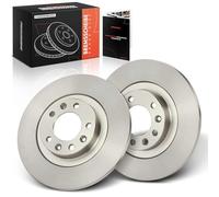 Frankberg Kit de Disques de Frein incl. 2x Disques de Frein Arrière Pleins Ø290mm Compatible avec 3008 SUV 5008 II C4 Picasso II C5 Aircross Remplacer# 1609583080,3637360