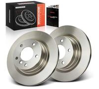 Frankberg Kit de Disques de Frein incl. 2x Disques de Frein Arrière Pleins Ø300mm Compatible avec 3er Break E91 3er Break F31 1er F20 1er E87 Remplacer# 34216855007,34216764651