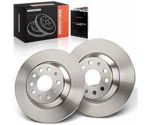 Frankberg Kit de Disques de Frein incl. 2x Disques de Frein Arrière Pleins Ø300mm Compatible avec Passa.t Variant 3G5 CB5 Tigua.n AD1 AX1 Golf VII 5G1 BE1 BE2 BQ1 Remplacer# 3Q0615601