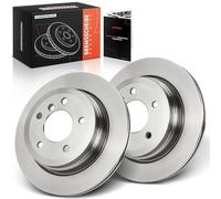 Frankberg Kit de Disques de Frein incl. 2x Disques de Frein Arrière Pleins Ø300mm Compatible avec X1 E84 3er Break E91 3er Cabriolet E93 Remplacer# 34216855008, 34216764653