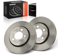Frankberg Kit de Disques de Frein incl. 2x Disques de Frein Arrière ventilés Ø256mm Compatible avec Golf IV 1J1 Bor.a 1J2 TT 8N3 TT Roadste.r 8N9 Remplacer# 8L0615601, 8N0615601B
